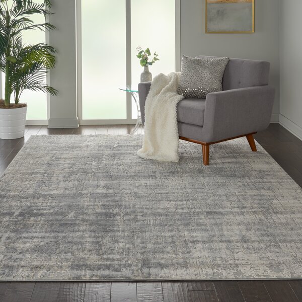 Mercury Row® Frances Ivory/Silver Gray Rug & Reviews | Wayfair