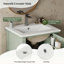 Meuble-lavabo 20 po avec lavabo en céramique-129226192