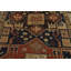 Tapis teinture végétale antique pré-1900 5 x 11