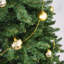 Arbre de Noël artificiel 7,5 pi pré-éclairé: 550 lumières à DEL blanc chaud, 1350 pointes en PVC et aiguille dure, conception à branches articulées, support en métal robuste, apparence réaliste-1251960108