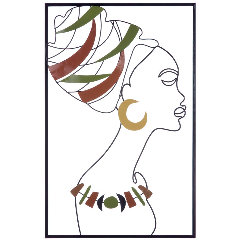 Glam People Wall Decor on Metal