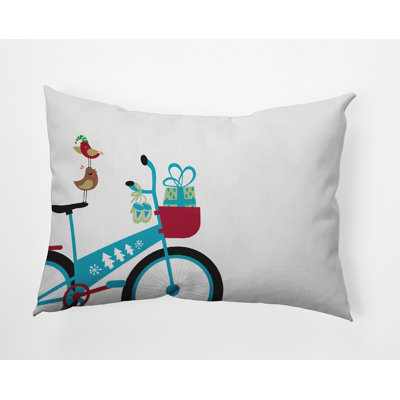 Outdoor Reversible Throw Pillow
