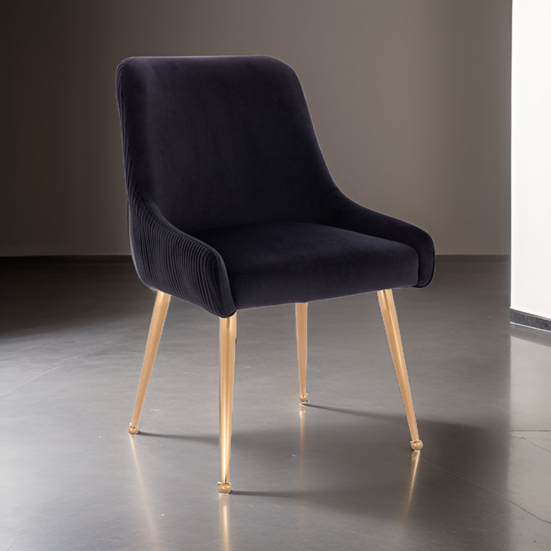 Chaise de salle à manger Kovanic, Noir