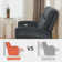 Endrik 87.8" Width Wall Hugger Power Reclining Sofa with Flip Down Console and LED Light, 3-Seater Couch for Small Spaces Living Room and RV