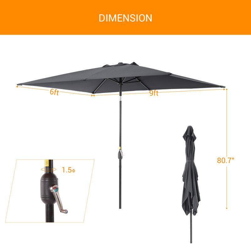 Parasol 72 po Rukia, Gris anthracite