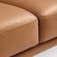 Canapé modulaire brun en polyester