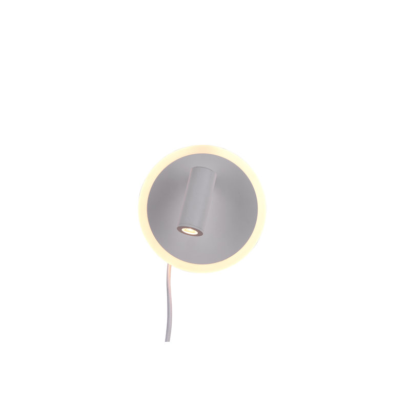 Corner LED Plug-in Spotlight, White