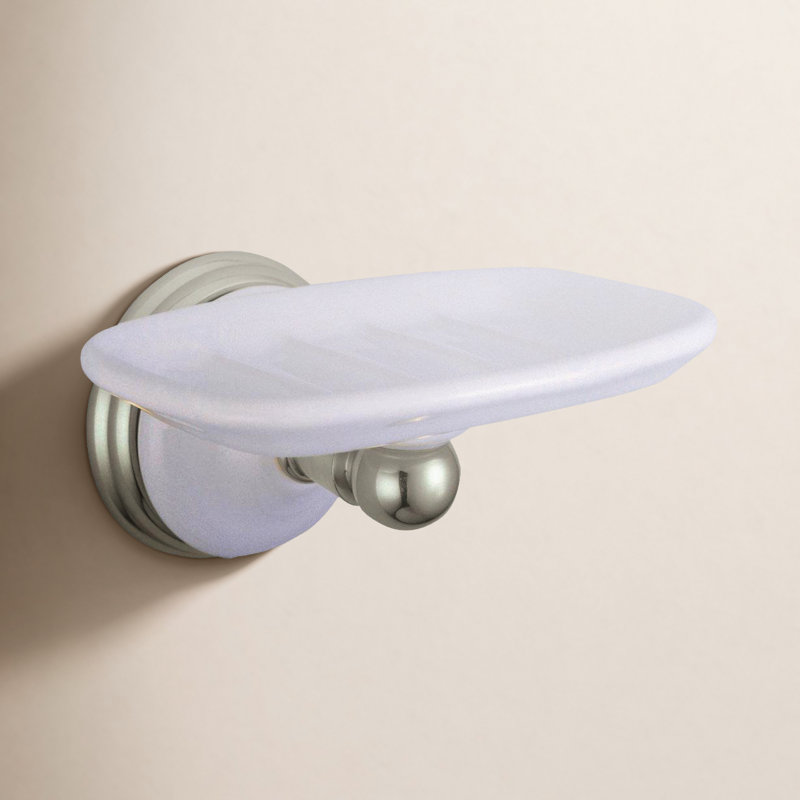 Kingston Brass Victorian Wall Mount Soap Dish Holder, Brushed Nickel