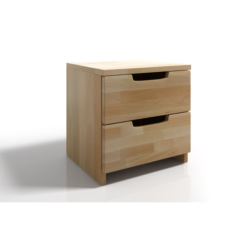 Ventura 40cm W Solid Wood Bedside Table