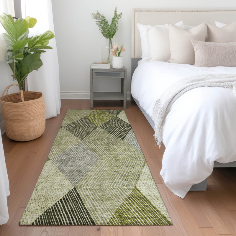 Tapis Aquaisha avec envers antidérapant, Tapis de couloir 2 pi 3 po x 7 pi 6 po