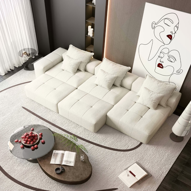 Canapé modulaire surdimensionné Modern, Beige