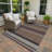Machine Washable Indoor/Outdoor Lockway ACN2427 Stripes Rug-1588852538