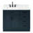 Tidworth 42'' Solid Wood Single Bathroom Vanity with 1.5'' Carrara Marble Top-708021445-708021444-675031233