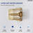 2 Handle 3-Hole Wall Mounted Roman Tub Faucet-125401145