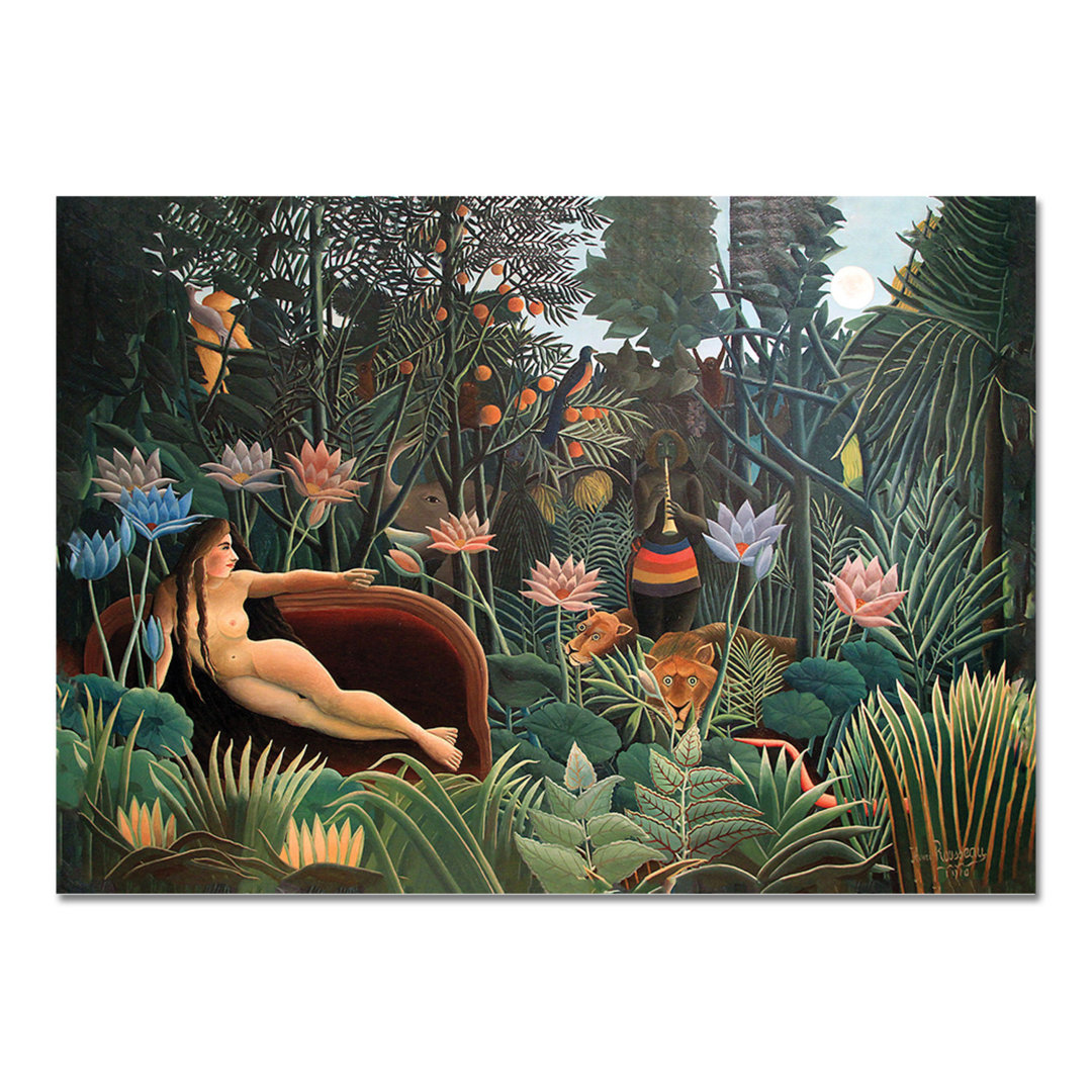 Acrylbild Der Traum von Henri Rousseau