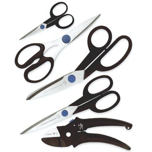 HENCKELS Heavy Duty Kitchen Shears that Come Apart, Dishwasher Safe, Black,  Stainless Steel, Blue 10.25-inch