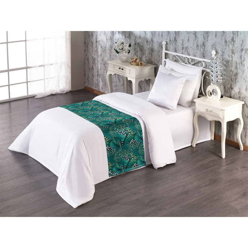 Foulard de lit Ambesonne Tropical, Lit simple
