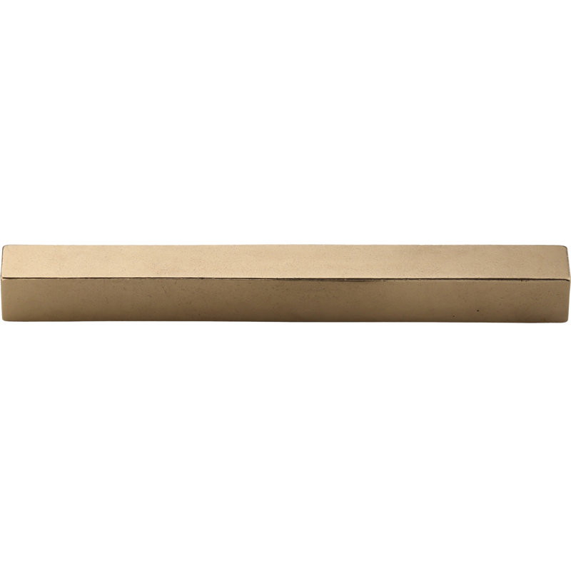 Rectangular Box Cabinet Cup Pull, 3 3/4″, Natural Bronze