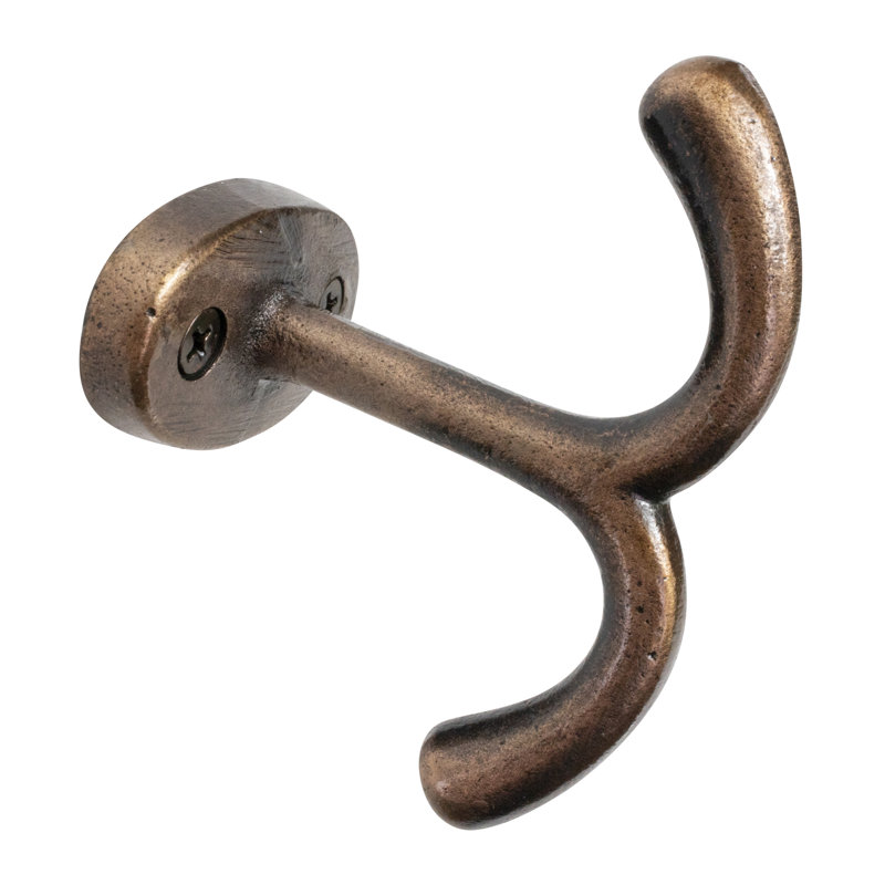 Crochet mural Iron, Cuivre antique