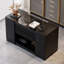 Commode à bijoux 60 po blanc cassé avec portes et tiroirs-1305540239