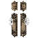 Nostalgic Warehouse Egg & Dart Entry Set with Crystal Victorian Knob