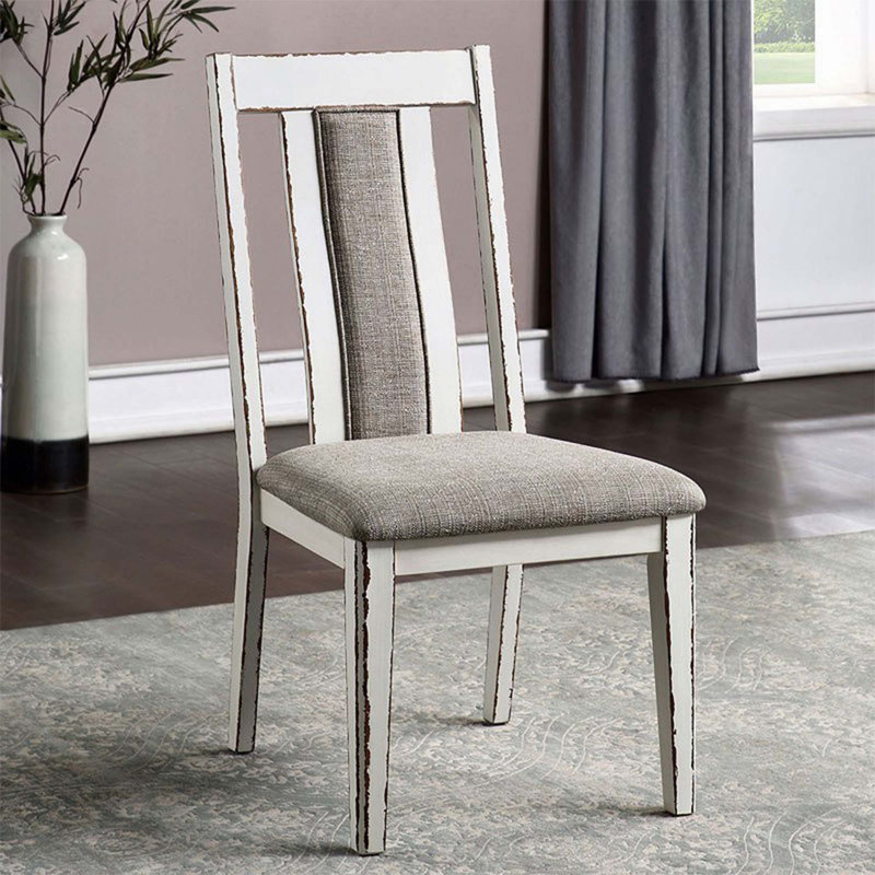 Ensemble de 2 chaises d'appoint rembourrées