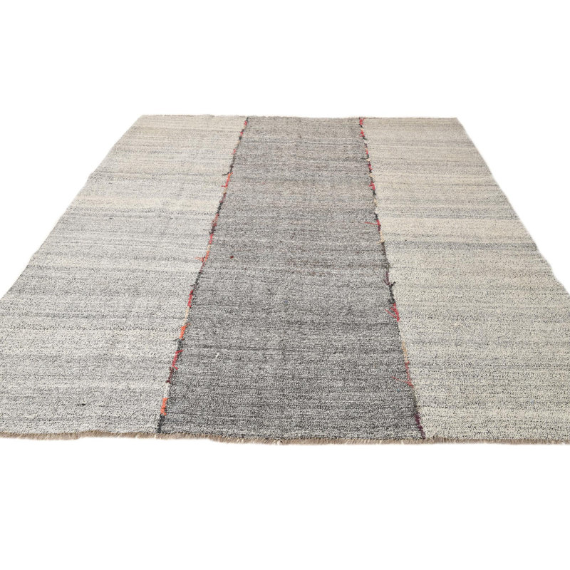 Tapis noir et blanc Pegues