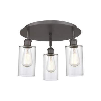Ervine Glass Semi Flush Mount