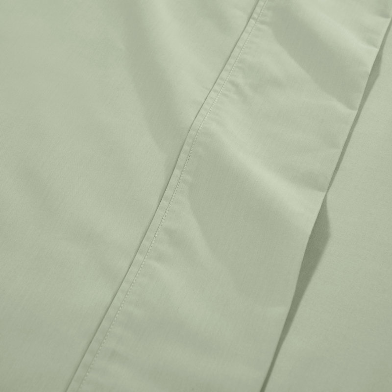 Superior 1000 Thread Count Solid Deep Pocket Cotton Blend Bed Sheet Set, King Sheet 4Pc Set, Green