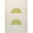 Ashaunti Minimalist Geometric Machine-Washable Cream/Moss Rug-430939809