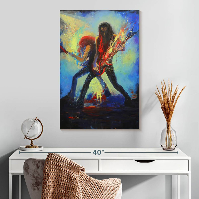 Abarca Rock And Roll, 30" H x 20" W