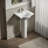 Veer Ceramic Pedestal Bathroom Sink with Overflow-10942430-19195686-46045030