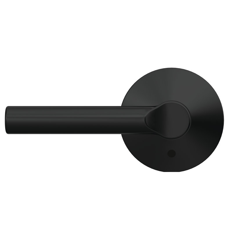 Custom Broadway Non-Turning Lever with Kinsler Trim, Matte Black