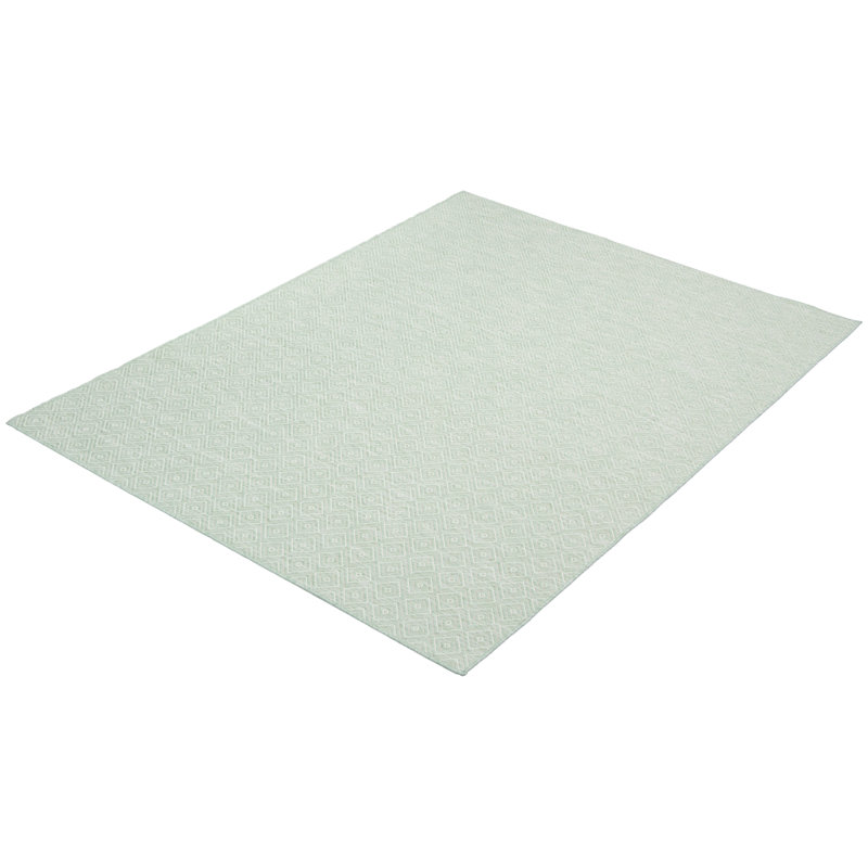 Tapis intérieur / extérieur bleu Araminta, Rectangle 5 pi 3 po x 7 pi 3 po