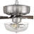 Pro Plus 101 Clear Bowl Light Kit 52'' Ceiling Fan with Light Kit-121937875