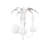 Reseda Aluminium Candle Wall Light