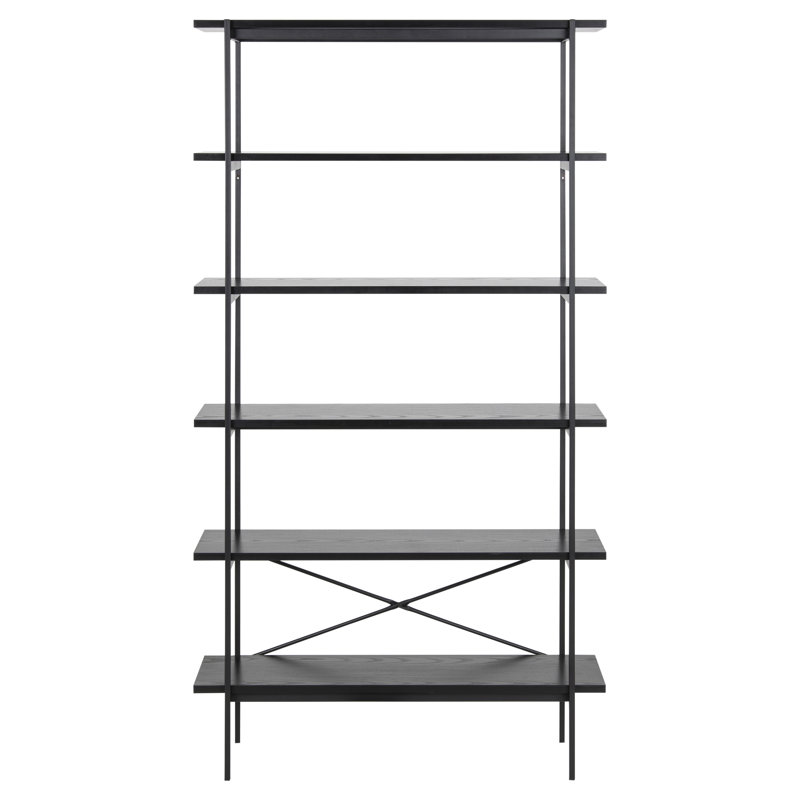 Colberta 172cm H x 94cm W Steel Etagere Bookcase