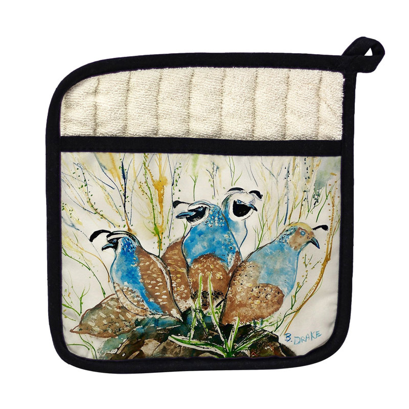 Cuisinier poignée partridges intérieure betsy drake