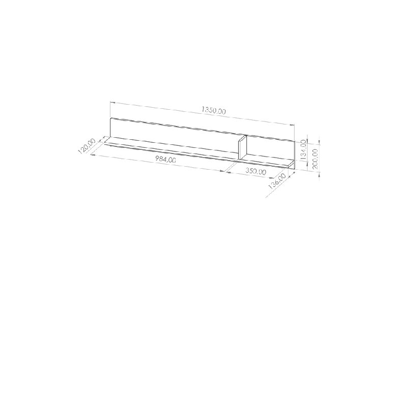 Nevaen Floating Shelf