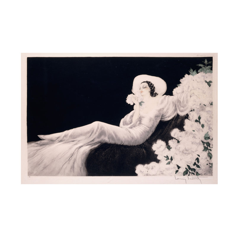 Art sur toile Louis Icart, H 12 po x l 19 po
