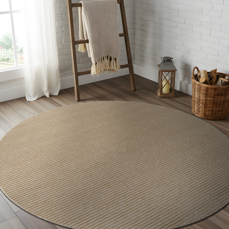 Arturas Non-Slip Area Rug, Round 6'