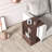 Saly C-Shaped Side Table, Magazine Rack with Storage Shelf, 41 x 45 x 60 cm Laptop Stand