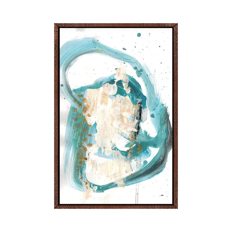 Loving Life by Deb Chaney - Print on Canvas, 101.6 cm H x 66.04 cm W, Classic Brown Wood Framed