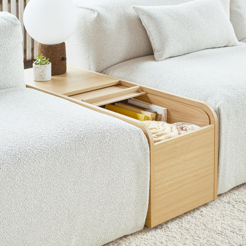 Ledger Storage Box End Table