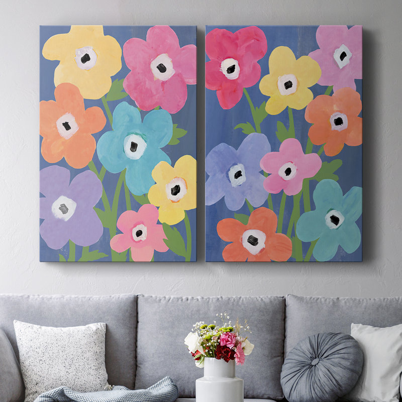 Flower Market Colour I-Premium Gallery Wrapped Canvas -Ready to Hang