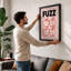 Fuzz Apples Minimalist - Framed Print-344595286-344595295