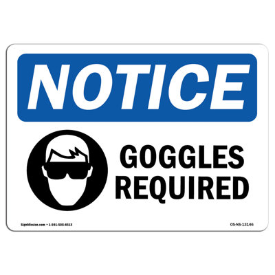Lunettes avec symbole requis