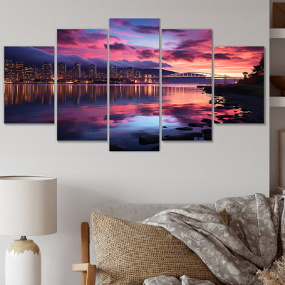 " Canada Vancouver Twilight " by Designart 5 - Pieces