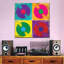 Bonbons disques vinyles sur toile-391859126