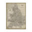« antique map of england », reproduction d’impression sur toile tendue-33418123